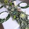 5.9' Long Faux Silver Dollar Eucalyptus Leaves Greenery Garland – Artificial Wedding Arch Swag, Backdrop, Doorways, Table Runner, Indoor & Outdoor Decor (Grey-Green)